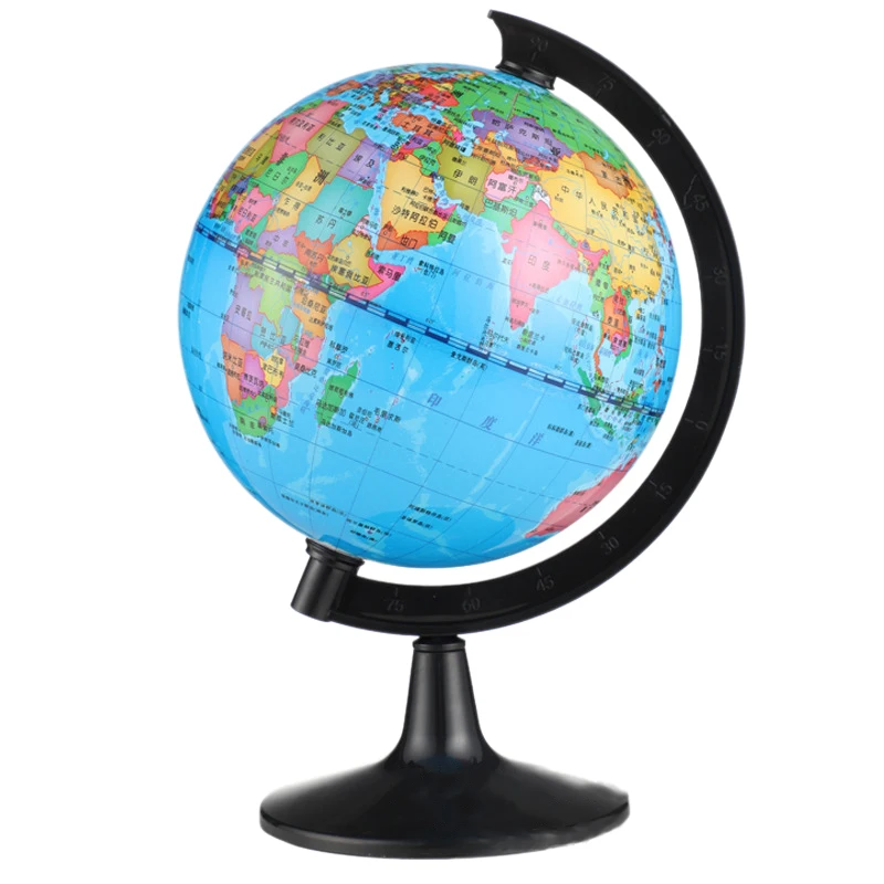 Small World Globe Portable Rotating Globe Suitable for Learning Geography and Decoration of Children's Rooms,10.6CM