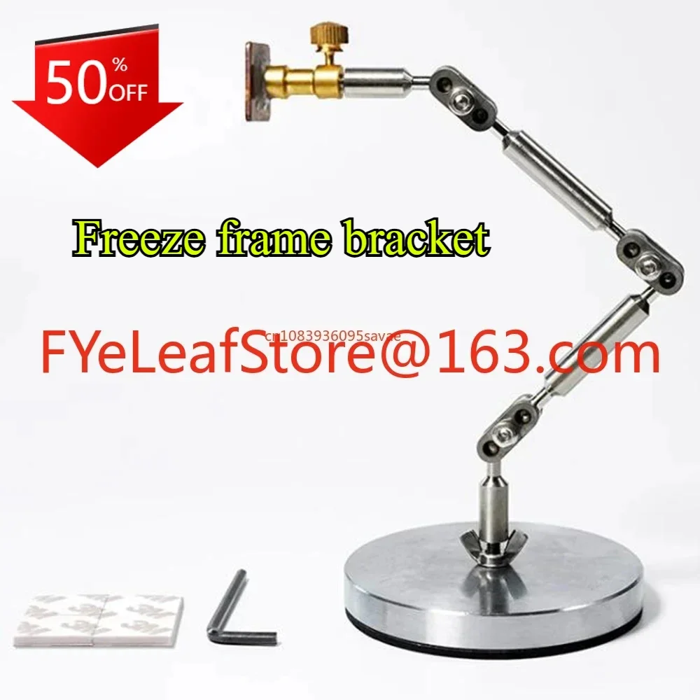 Steel Articulated Armature Puppet Prop Shooting All-Metal Fixture with 5pcs Head Stop Motion Animation Stand Stainless