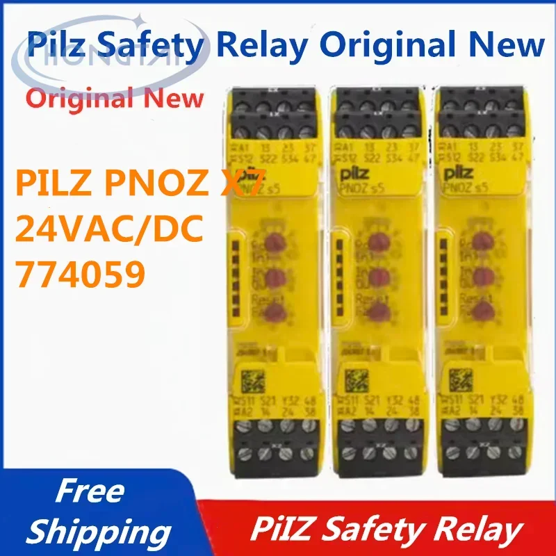 Free Shipping PILZ Safety Relay Module PILZ PNOZ X7 24VAC/DC 774059 Original New