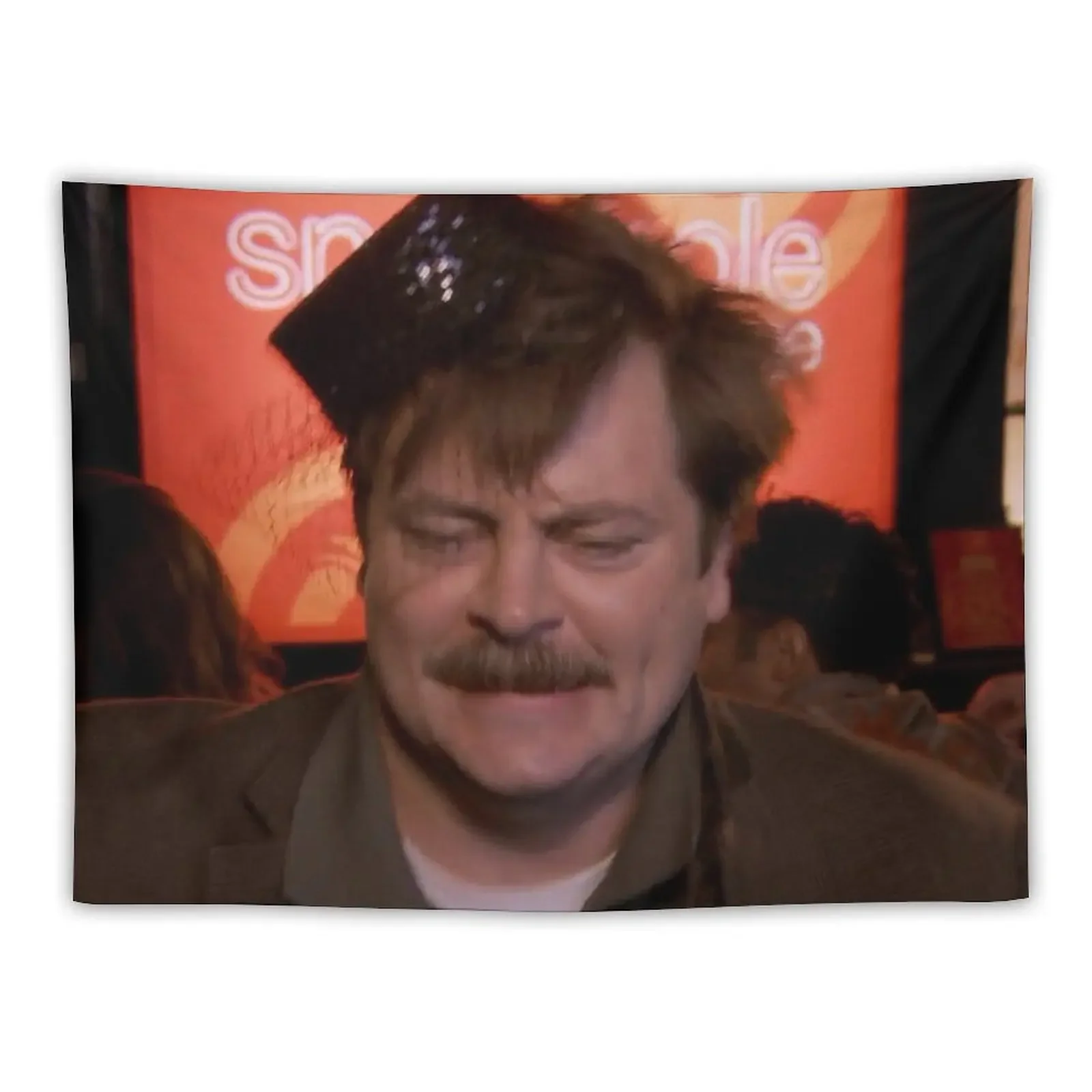 Ron Swanson Dancing Tapestry Wall Decoration Aesthetics For Room Decoration Pictures Room Wall House Decoration Tapestry