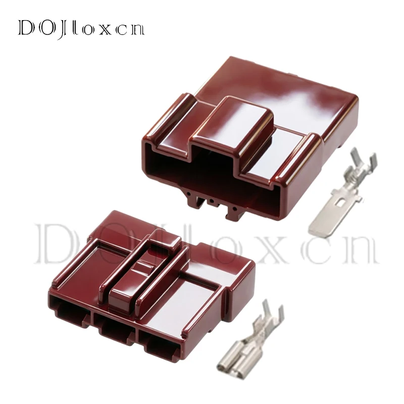 3 Pin 7.8mm 6098-0208 6098-0210 HD Series Electric Auto Wire Harness Female Male Connector Car Plug Socket With Pin