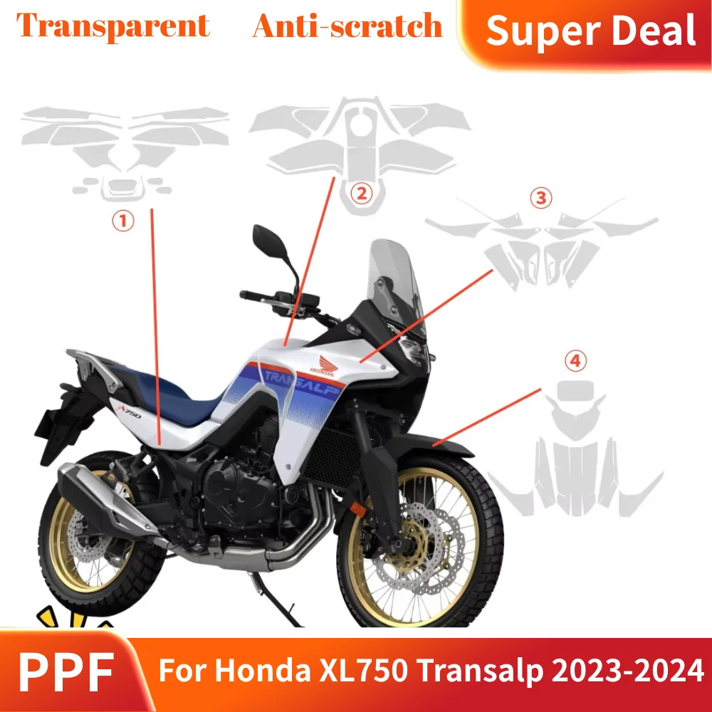 for-honda-xl750-transalp-2023-2024-motorcycle-fairing-ppf-kit-real-tpu-paint-protection-film-clear-bra-anti-scratch-body-guard