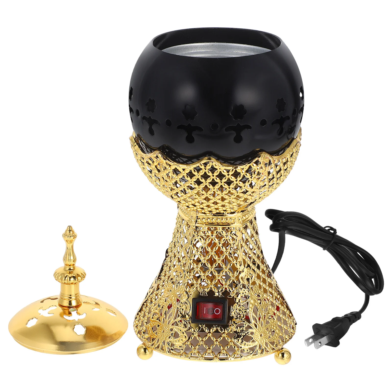 

Ceramic Incense Burner Electric Plug in Heater for Home Small Space Aromatherapy Air Freshener Office Meditation Decor