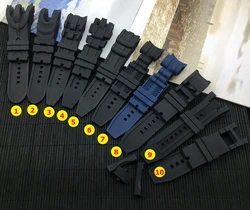 26mm Black Rubber Watch Bnad Strap for INVICTA Pro Diver 6977-6978-6981 Subaqua Man Noma Reserve Watch belt Sport Subaqua 28mm