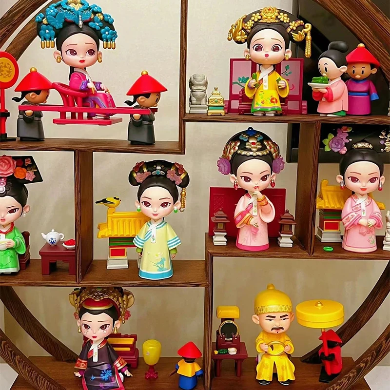 Cegos surpresa misteriosa, série Lenda de Zhen Huan 1, boneca de brinquedo, estatueta de ação estilo chinês, presente criativo da menina, genuíno