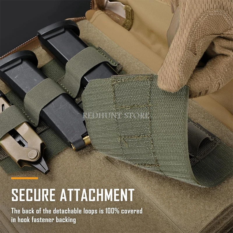 Tactical Bag Storage Elastic Fixator Hook&loop Tactical Backpack/Vest Accessories Hunting Grenade Props Elastic Insert