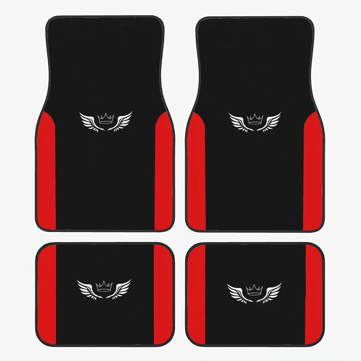 4 PCS Personality Print Car Floor Mats for Byd Seal U Dmi Sealion 7 Song Plus Atto 2 Dolphin King B10 C10 C11 Car Accessories