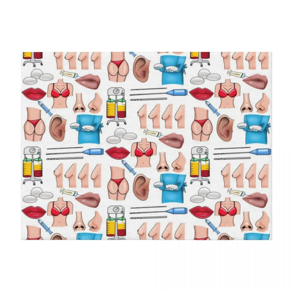 

Plastic surgery Throw Blanket Designers Sofa for winter heavy to sleep Blankets