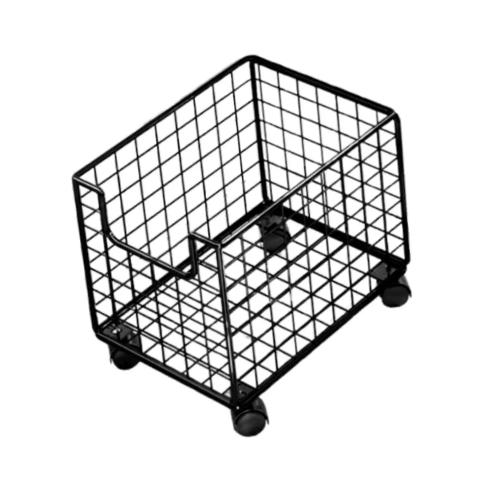 Rolling File Cabinet with Wheels Under Desk Organizer Basket for Home Office Storage Cart