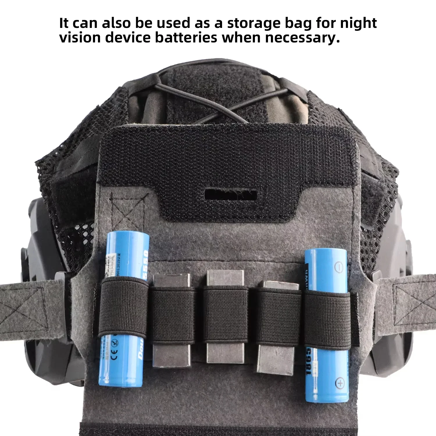 Tactical Helmet Counterbalance Bag Airsoft NVG Counterweight Pouch with Five Blocks Fast OPS Weight Bag for Headgear