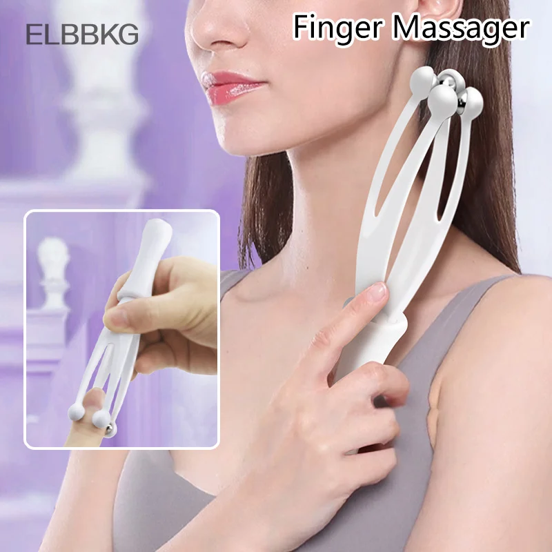 

360 Degree Roller Hand Acupuncture Points Finger Joint Hand Massager Handheld Relieve Finger Fatigue Relieve Blood Circulation