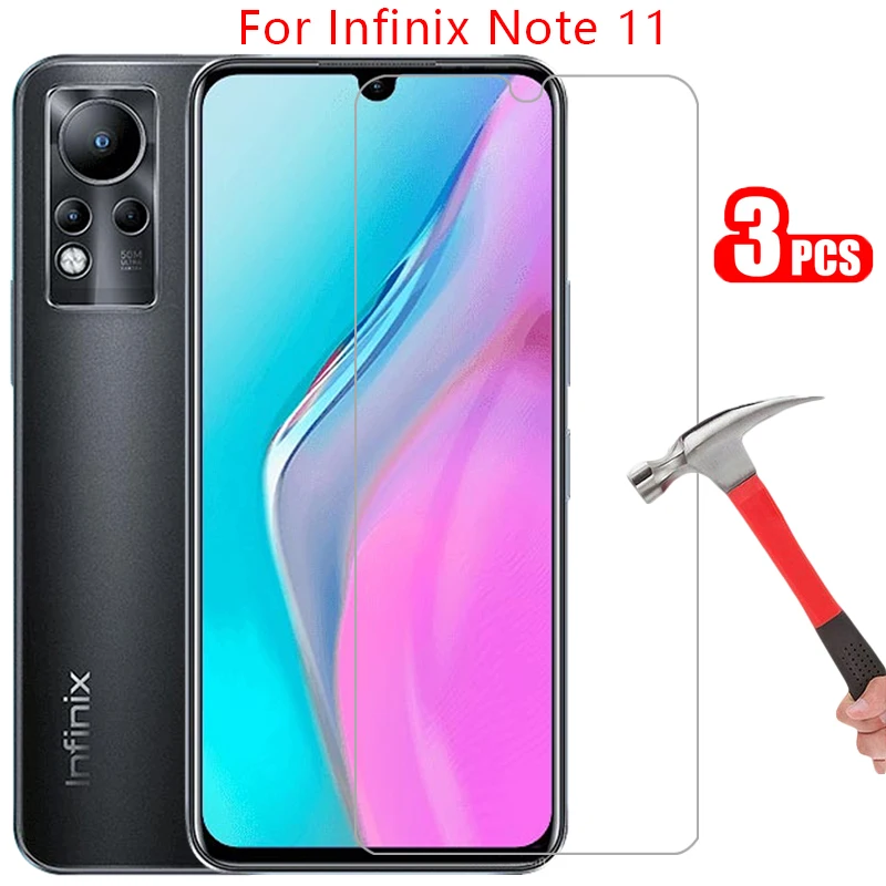 protective tempered glass for infinix note 11 screen protector on infinity note11 not not11 phone film glas infini infix ifinix