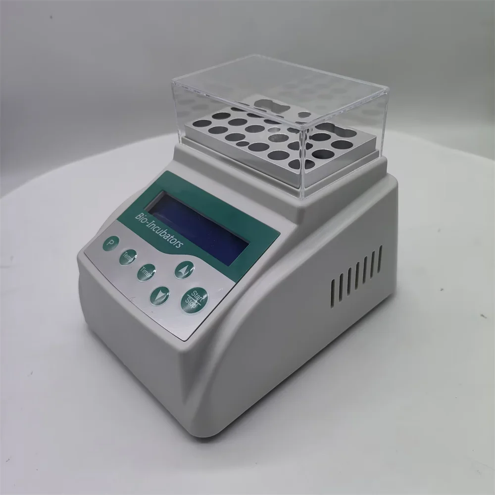 Mini máquina incubadora eléctrica de laboratorio B80, indicador de Control de temperatura constante, película de calefacción de 48 horas, uso Dental verde biológico