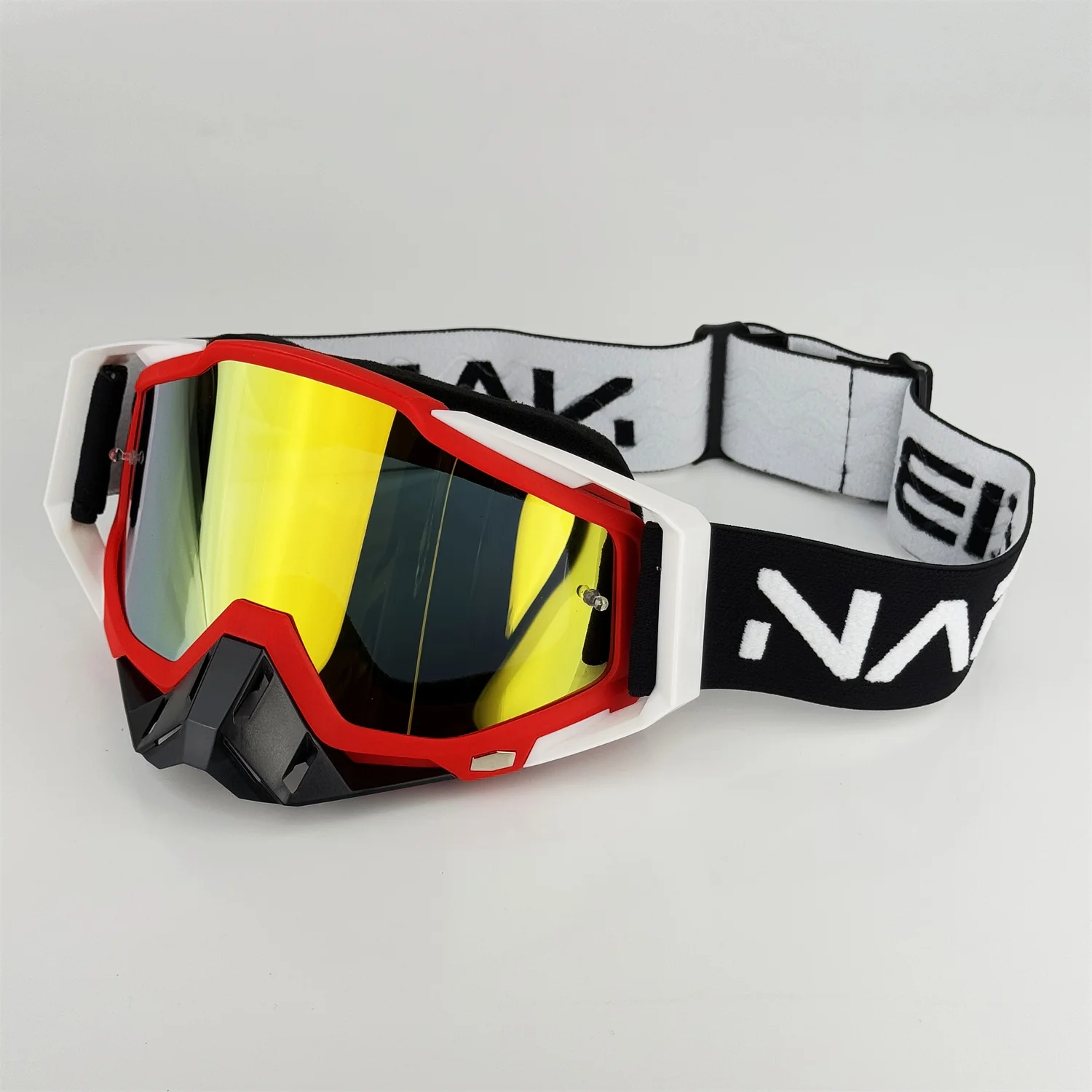 NAFEIB Motorcycle Motocross Goggles/Glasses: Windproof & Impact-Resistant Eyewear for MTB, ATV & Off-Road Riding Adventures. image 4