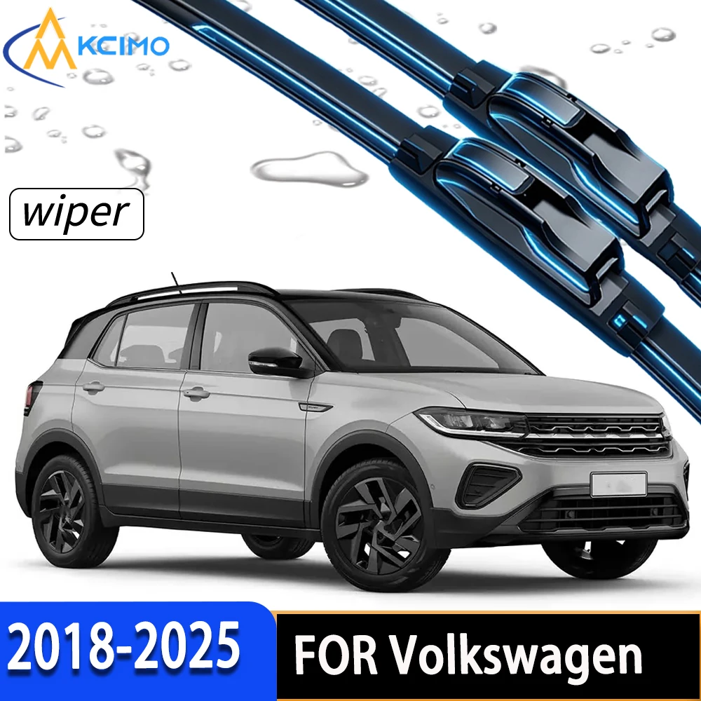 

Premium High-Performance Front Windshield Wipers with Durable Rubber, Direct Fit for Volkswagen T-Cross C11 2018-2025