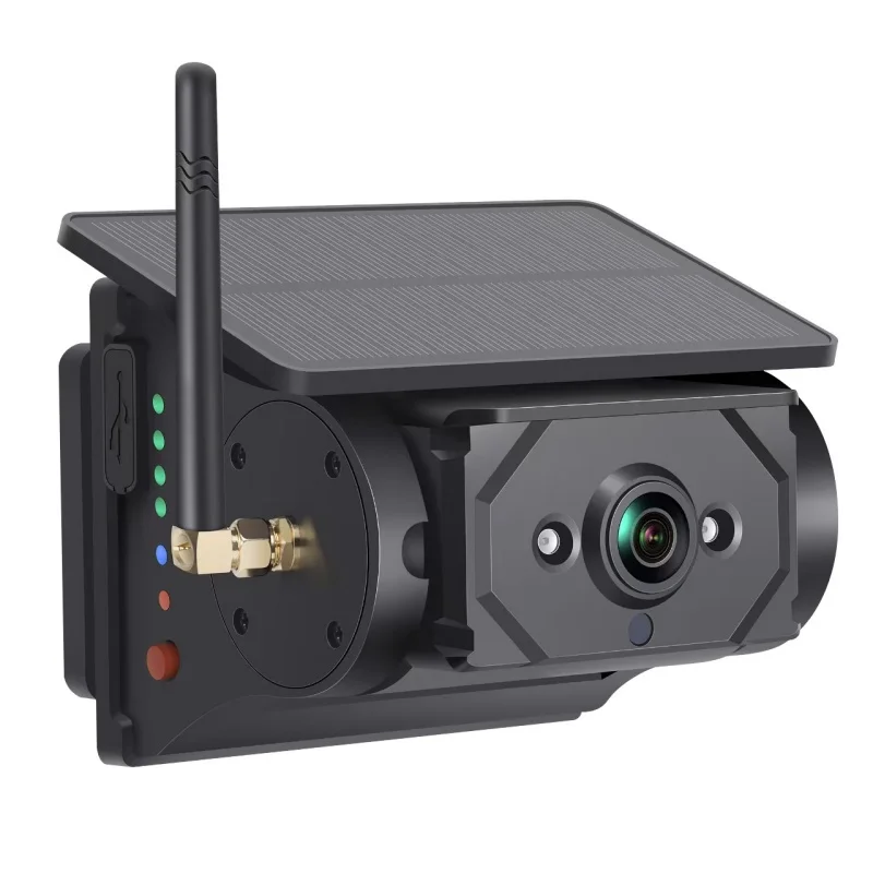Vehicle-mounted Camera Wireless Magnetic Suction Solar High-definition Passenger and Truck Driving Recorder Reversing Camera