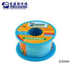 MECHANIC Lead-Free Soldering Wire 0.6mm 210℃ Melting Point Welding Tin Wire BGA Solder Rework Tools