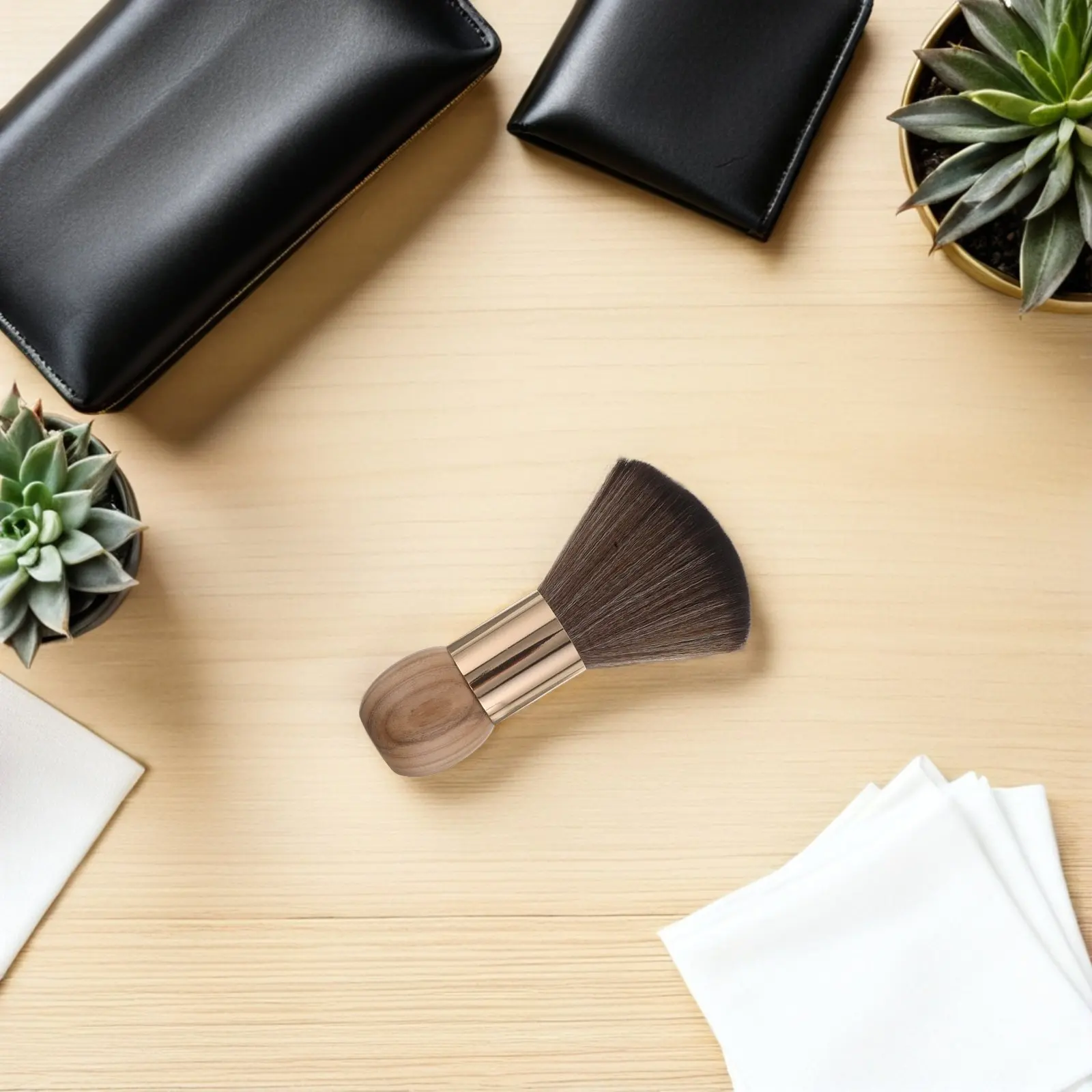 

Щетка для чистки шеи с деревянной ручкой для мужчин, с мягкой щетиной, для удаления волос, для использования в парикмахерских, дома и в путешествиях, парикмахерская щетка для чистки шеи