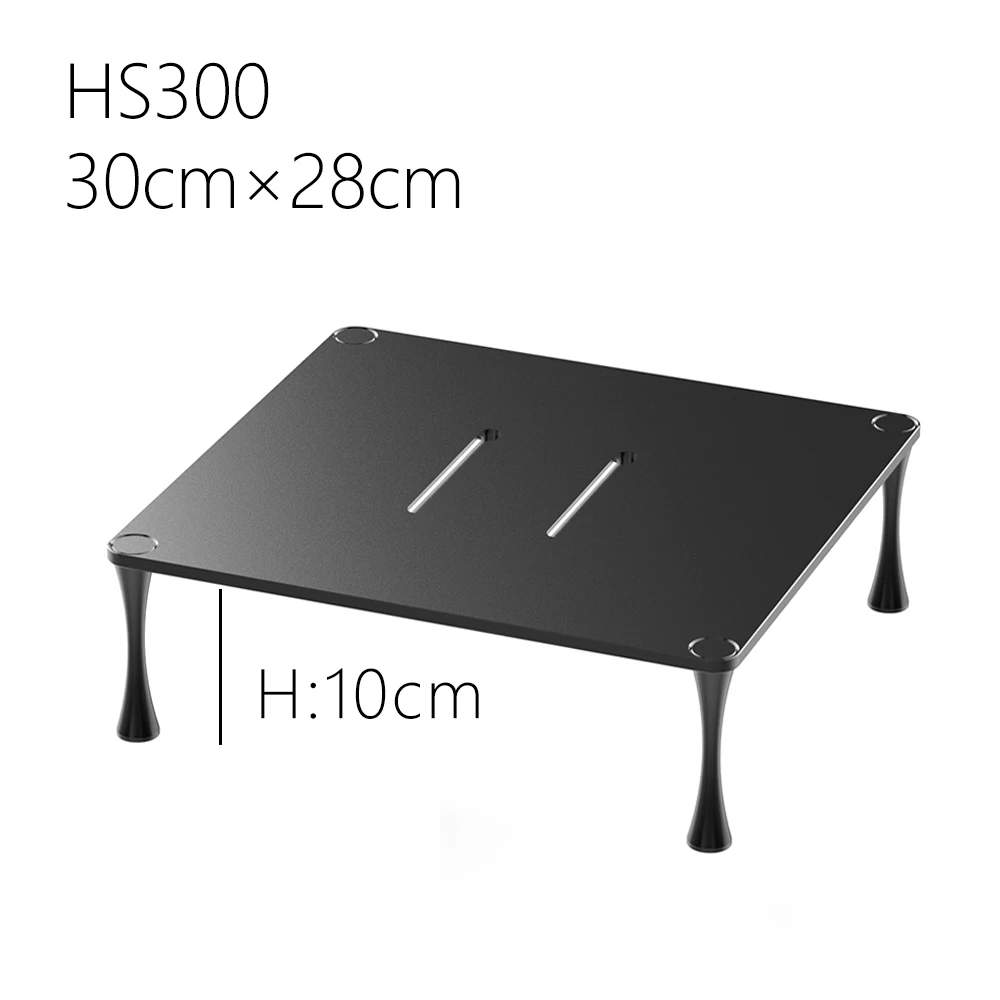 ESTE DDHIFI-Support de rangement pour ampli de bureau, en aluminium noir, HiFi T1, pour les transformateurs audio de table, HS300
