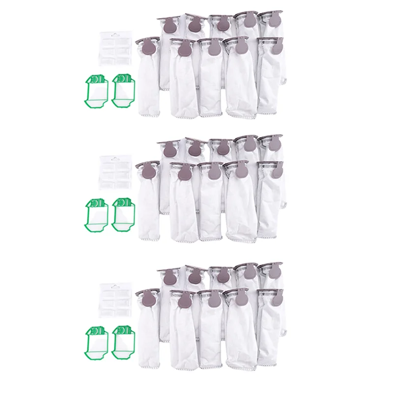 

ABBN-для беспроводного пылесоса Vorwerk Kobold VK7 FP7, 30 мешков для пыли, 6 предварительных фильтров, 3 ароматических таблеток/палочек