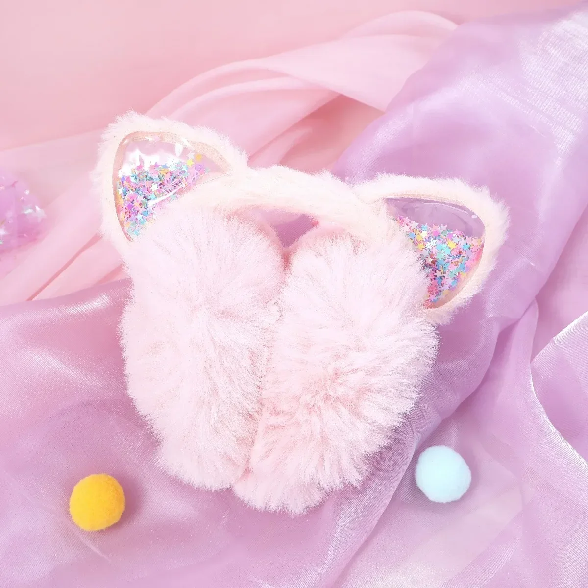 أغطية أذن غامضة مفضلة للأطفال بتصميم ممتع، غطاء للأذنين دافئ للفتيات، هدية دافئة لتدفئة الأذن في الطقس البارد #4