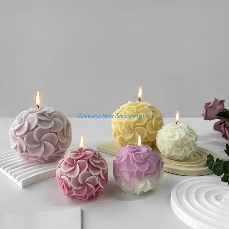 573B Hydrangea Crafts Moulds Easy to Use DIY Moulds Silicone Ornament Molds