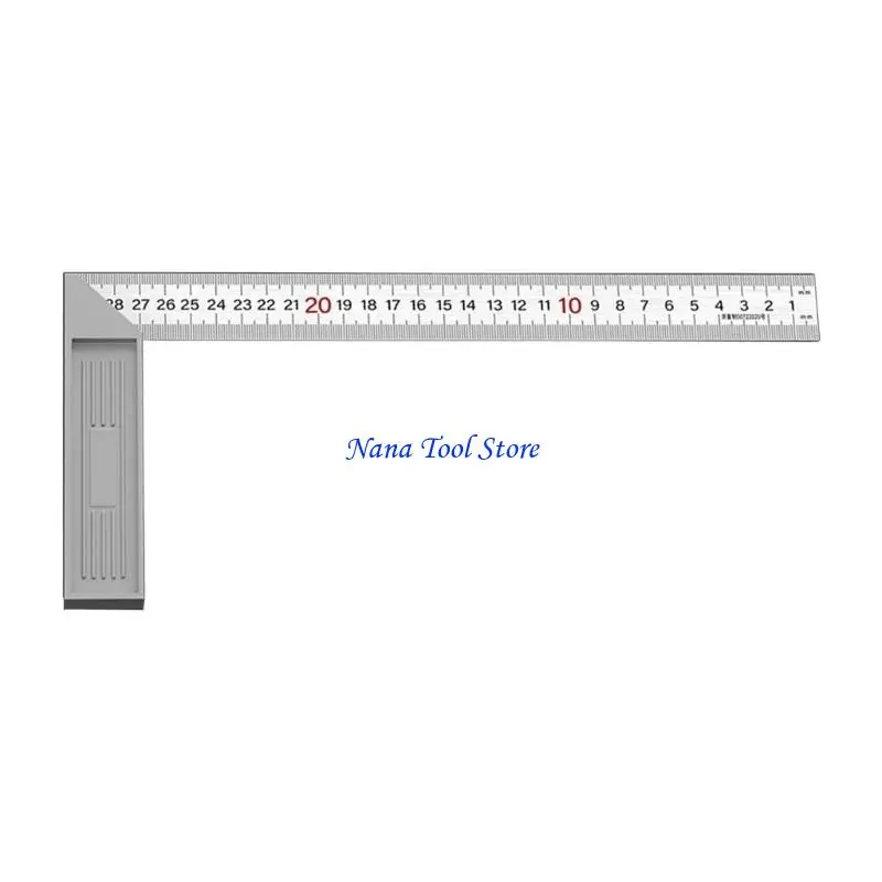 

31GJ Lightweight Rustresistant Aluminum Alloy Square Ruler Protractor Measurement For Home Improvement And School Experiments