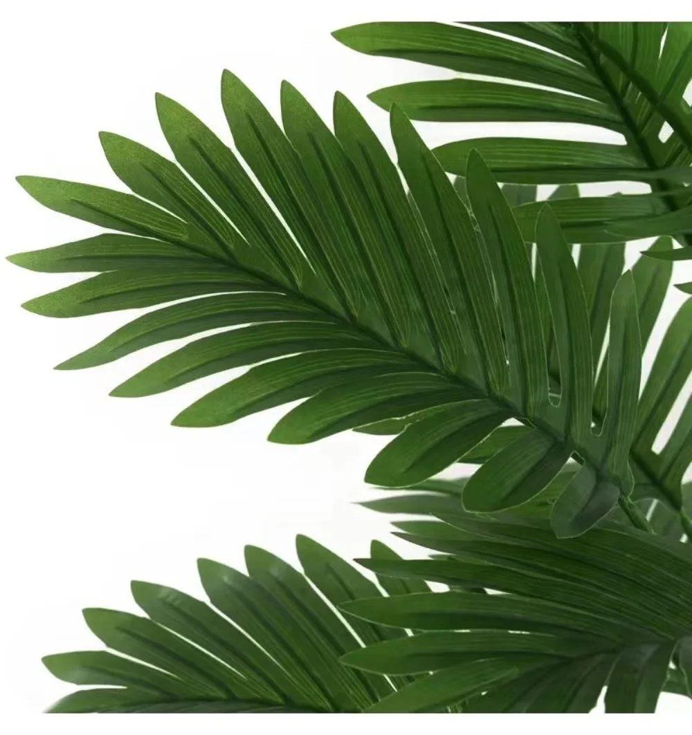 70–120 cm großer künstlicher Palme, tropische grüne Blätter, künstliche Pflanzen, Kunststoff-Monstera-Kunstbaumzweig für Zuhause, Küche, Dekoration – Detail 6