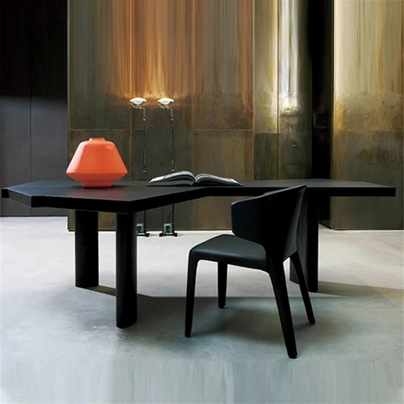 personalized fan office solid wood table