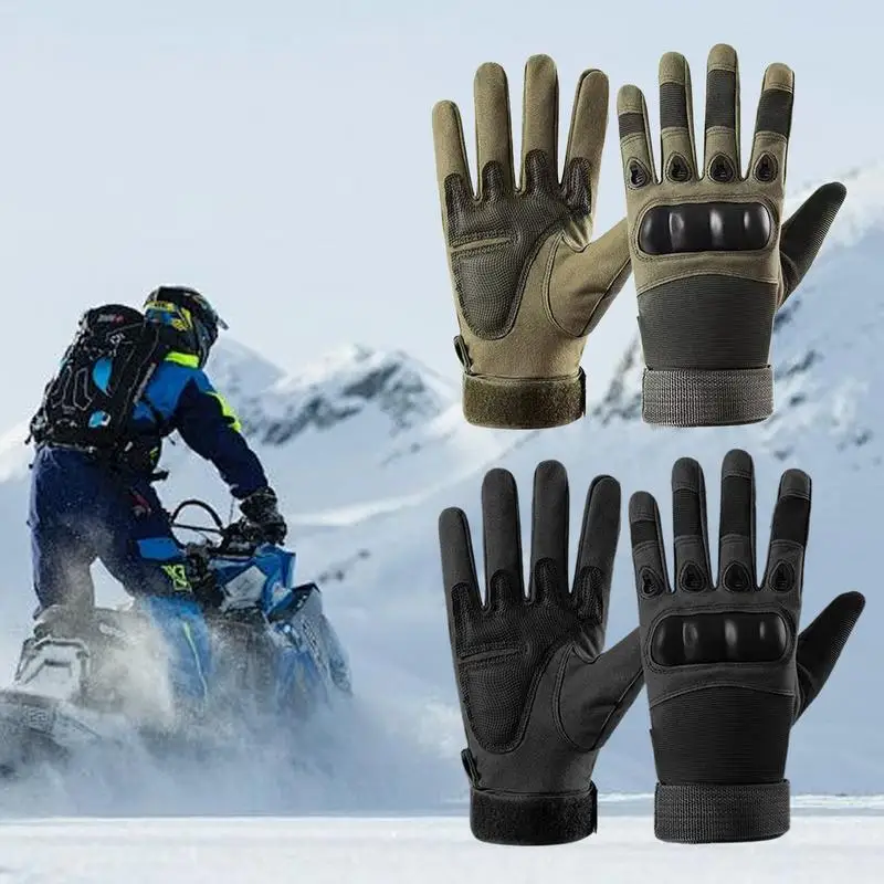 Screen Touch Gloves Outdoor Breathable Cycling Mitten Windproof Gloves Thickened Gloves For Walking Driving Sports