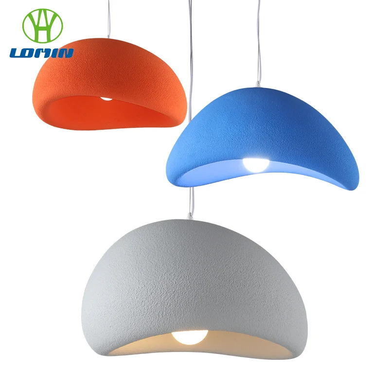 

Lomin Wabi-sabi Pendant Lights, Modern LED Ceiling Chandelier Lights for Living Room Bedroom Dining Room Home Decor Hanging Lamp