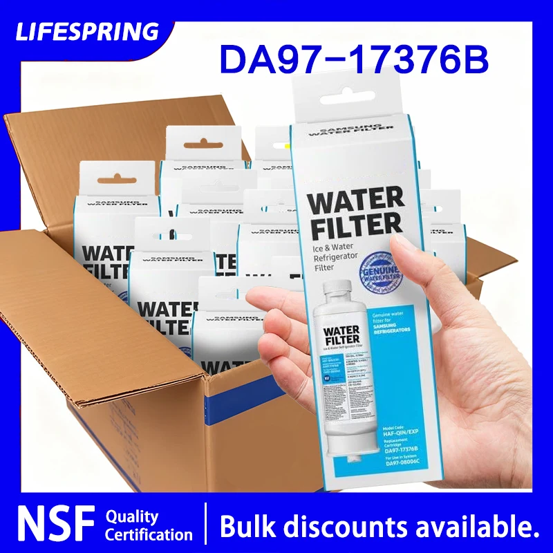 

DA97-17376B Replacement for Samsung HAF-QIN RF28T5001SR DA97-08006C RS27T5200SR RF28R7351SG WS645A Refrigerator Water Filter