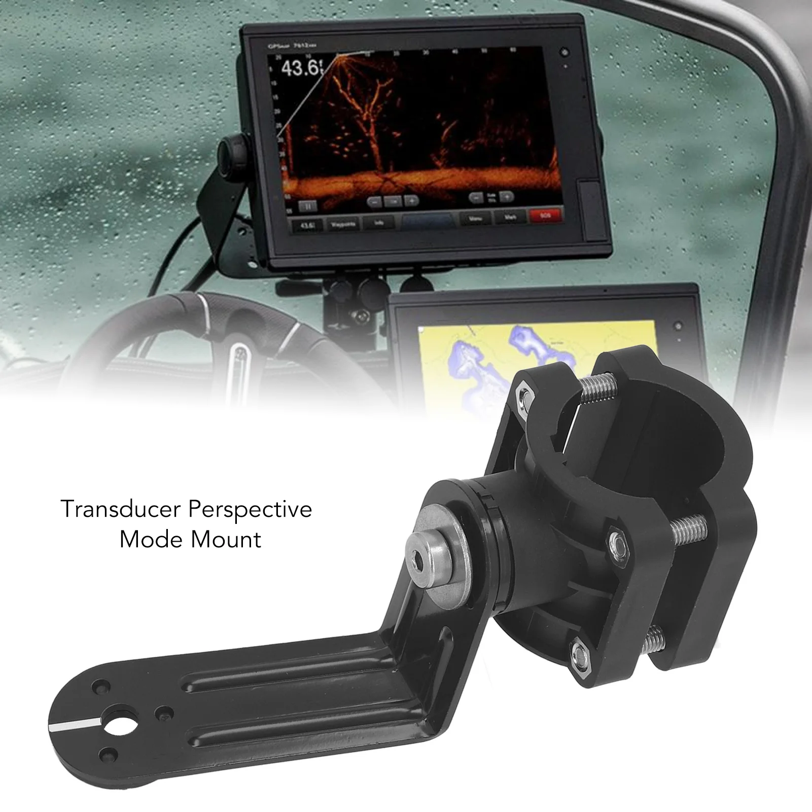 Transducer Perspective Mode Mount 010‑12970‑00 Heavy Duty Bracket Holder For Panoptix Livescope LVS32