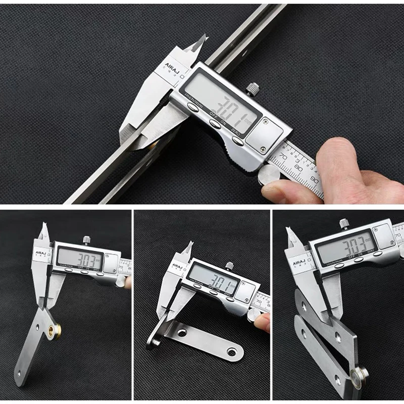 Edelstahl-Holz-Set, Schaukel, doppeltes Bi-Fold-System, Compack-Set, Falttür-Hardware, Schaukelbeschläge, 180-Grad-Bifold