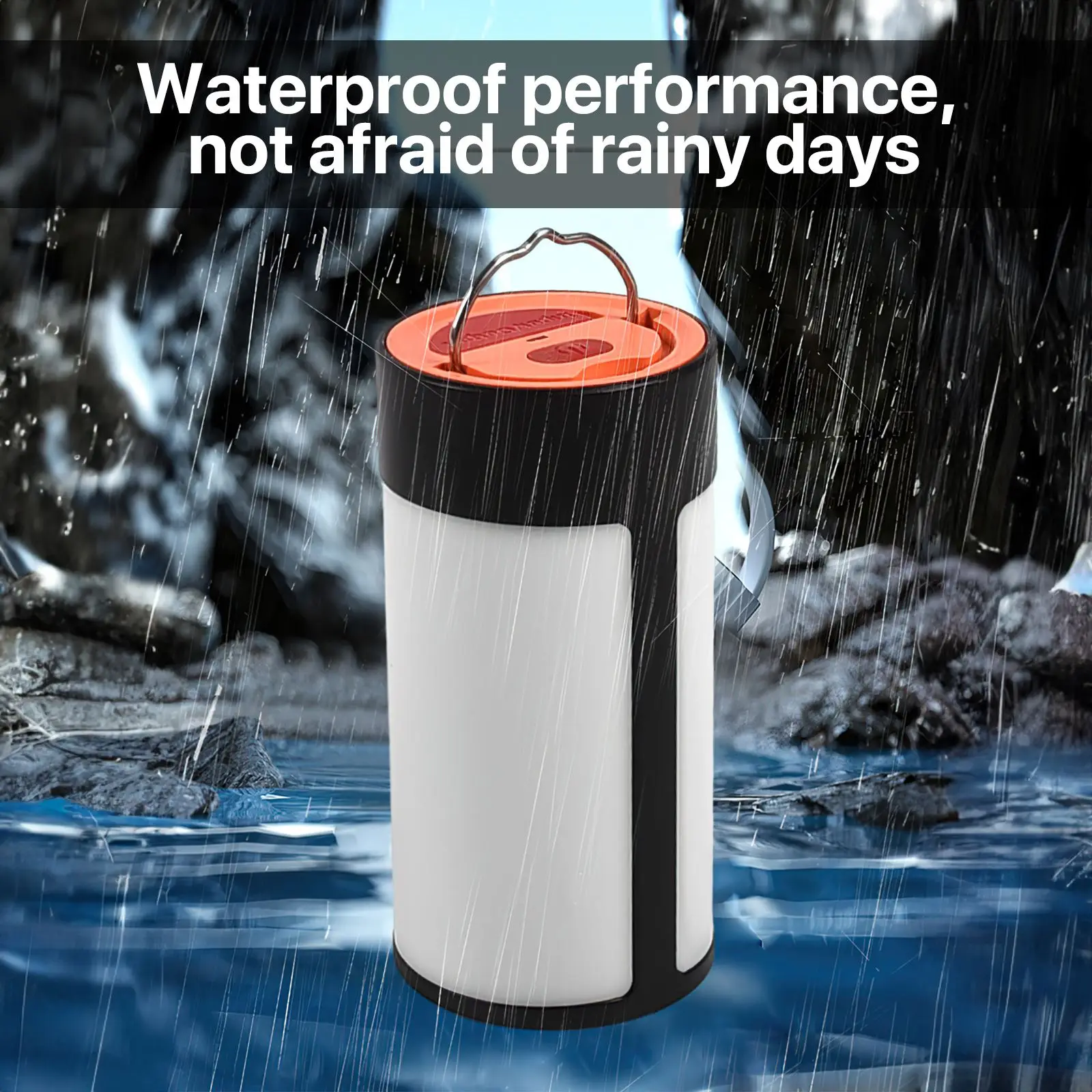 Solar LED Tent Light Rechargeable Emergency Solar Camping Lantern Waterproof 5 Modes Power Bank Function Lamp For Hiking Home