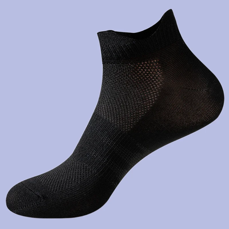 Calcetines cortos para hombre y mujer, medias protectoras resistentes al desgaste, medias náuticas de boca baja profesionales para correr, primavera y verano, 5/10 pares