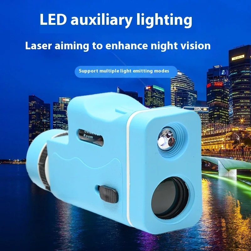 Kidsren's Customizable 10X30 High-Definition LED Lighting Laser Outdoor Telescope 50mm Long-Range Monocular