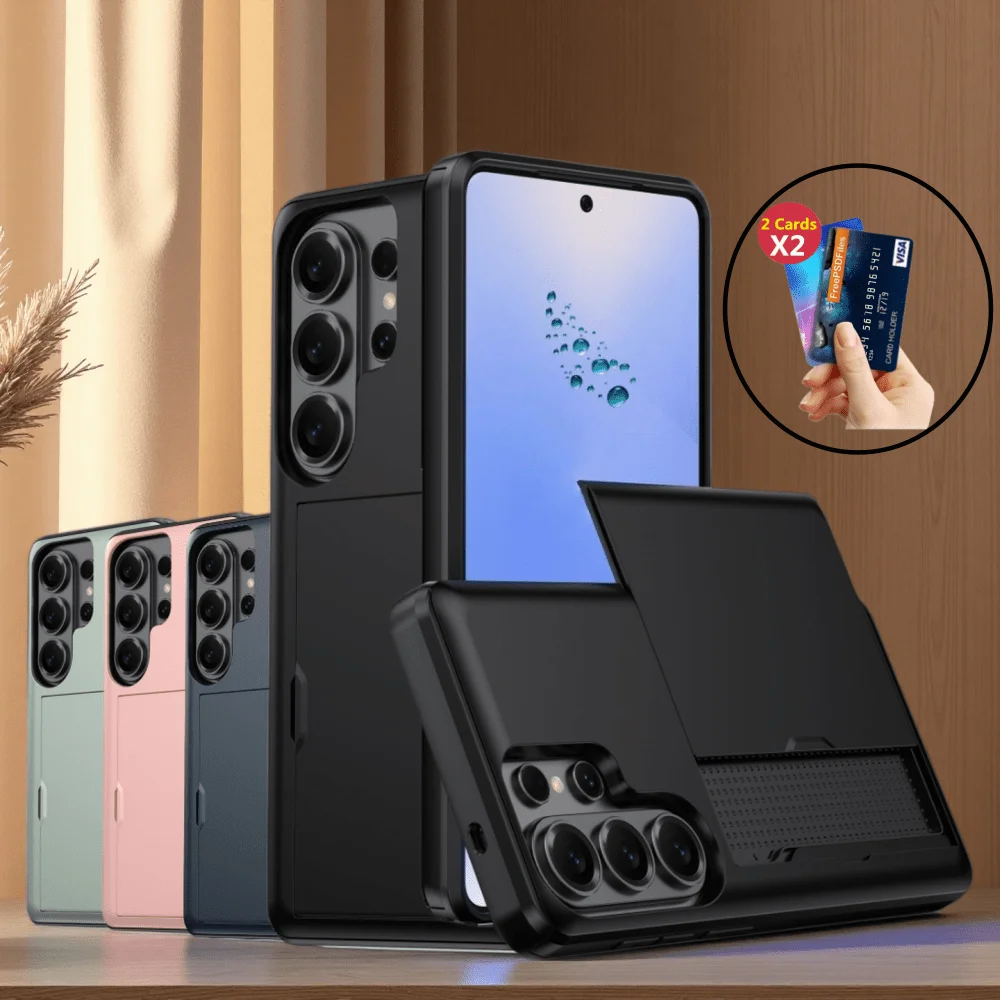 Suitable for Samsung S26 Ultra / S26 Plus / S26 / S26+ Funda Wallet Phone Case with Hidden Card Slot Holder Cover