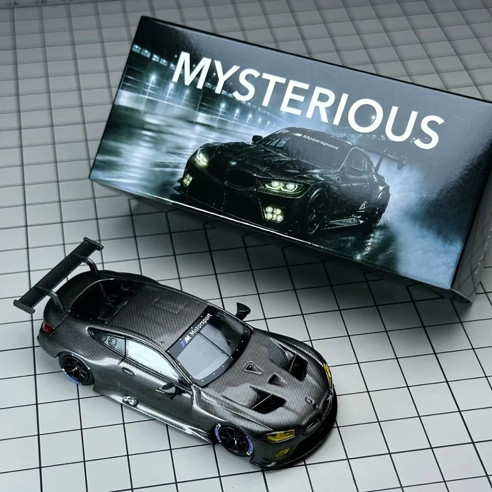 MYSTERIOUS 1/64 M8 GTE（no car logo） Diecast Race Car Model, Alloy Simulation Collectible Toy Car, Desktop Ornament Gift