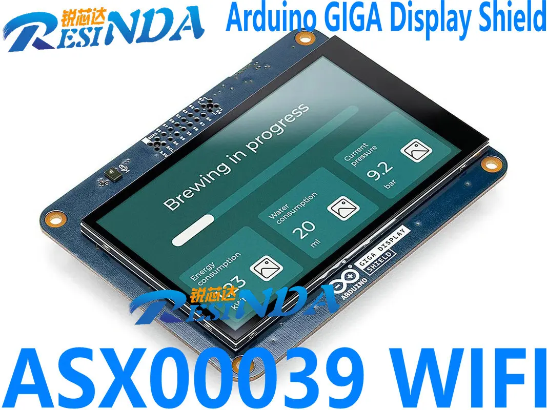 Official Genuine Arduino GIGA Display Shield ASX00039 WIFI Display Kit