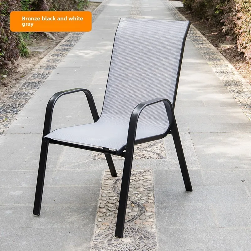 Stackable Outdoor Indoor Lounge Chair Garden Waterproof Sunproof Chair Outdoor Camp Chair Beach Chair Portable Chair