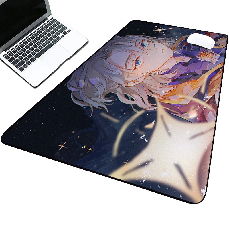 Albedo Genshin Impact Xxl Mouse Pad Computer Mat Carpet Desk Mat Table Mat Mousepad Gamer Keyboards Accessories Desk protector