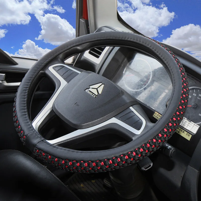 40cm Ice Silk Truck Steering Wheel Cover Cool and Breathable   Sweat-absorbent and Wear-resistant