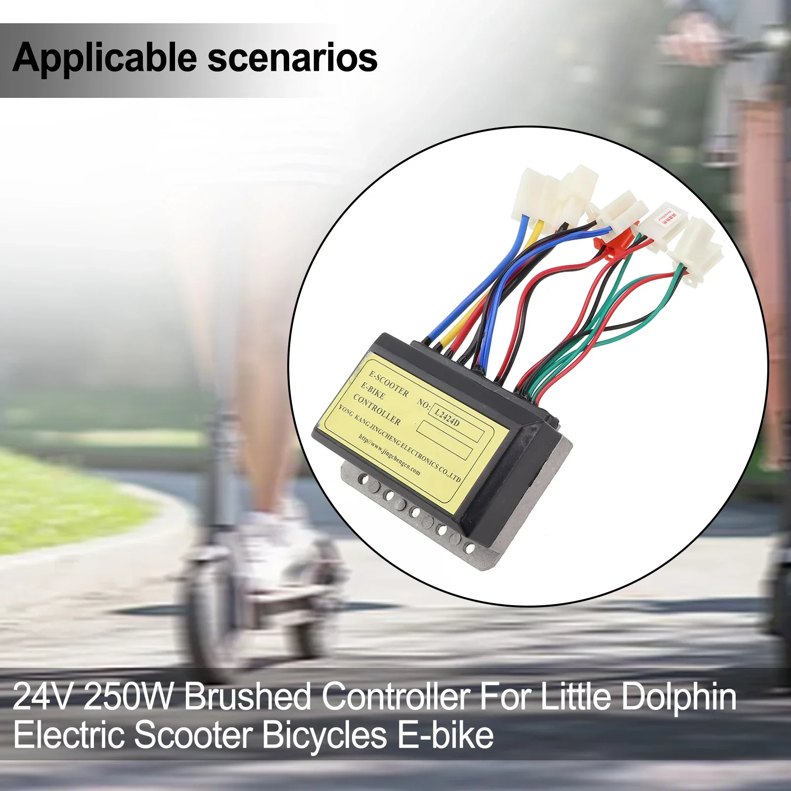 

Achieve better acceleration and power with our 24V 250W Brushed Controller for Electric Scooter Electric Bike Bicycles