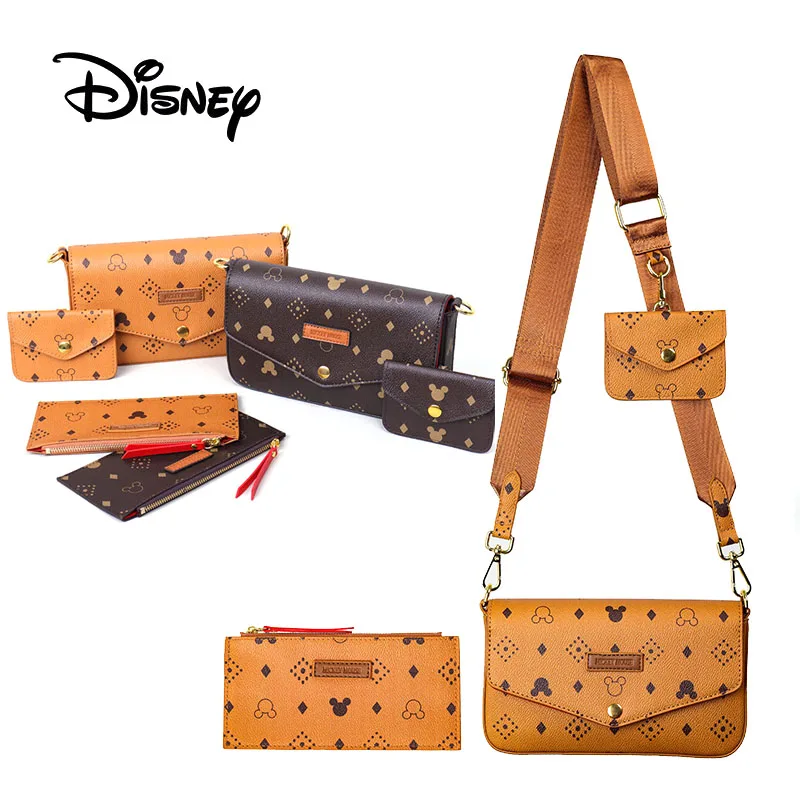 

Disney Top Quality 2022 Designer Famous Brand Handbags Mickey Crossbody Bags Women Fashion Three in One Composite Bag