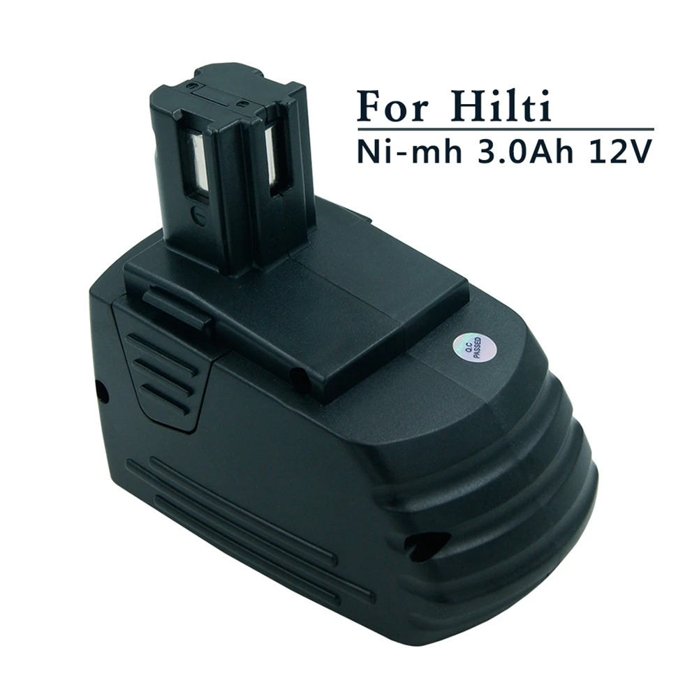 12V 3000mAh Ni-MH Rechargeable Battery Replacement for Hilti SFB121 SFB126 SFB125 SFL12 SB12 340889 SID121 SIW121 Power Tools