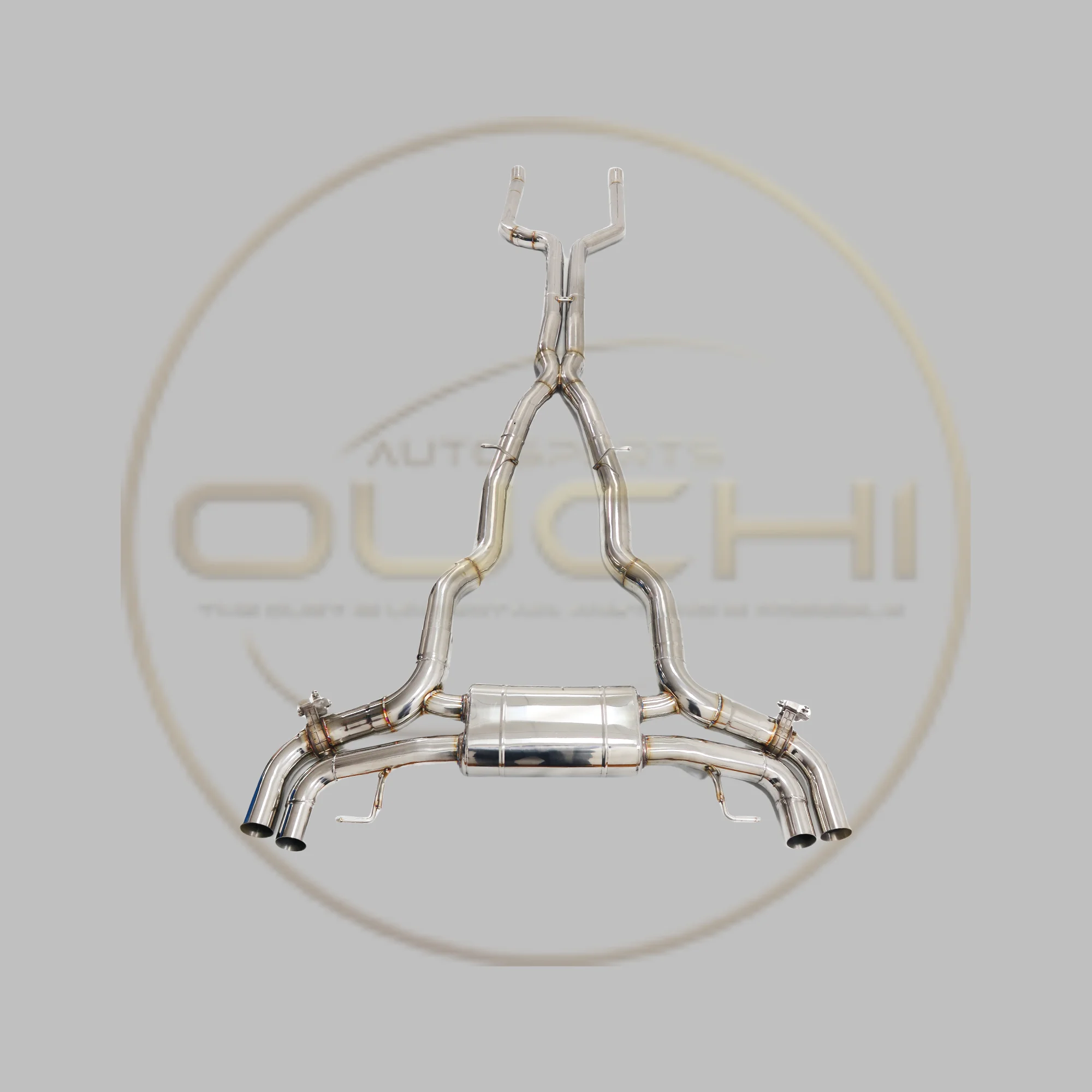 

OUCHI Factory Direct Sales High Performance Catback For BMW 760LI 2016 OEM Valve Muffler Stainless Steel Exhaust Auto Parts