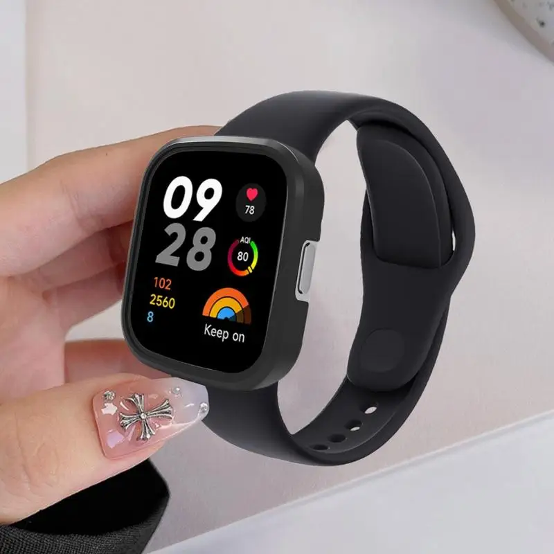 Hard PC สำหรับ Xiaomi Redmi 3สร้อยข้อมือกรณี Watchband Connector กรอบกันกระแทก Protector Shell