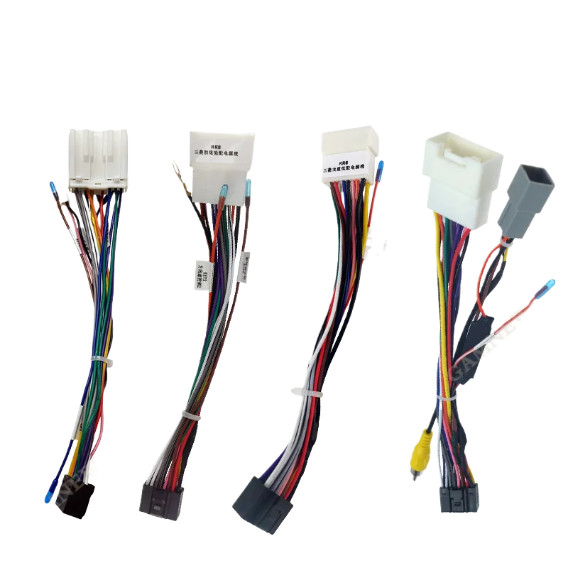 Car Stereo Radio 16PIN Adaptor Wiring Harness For Mitsubishi Lancer ASX Outlander Mirage Power Calbe Wire Head Unit Harness