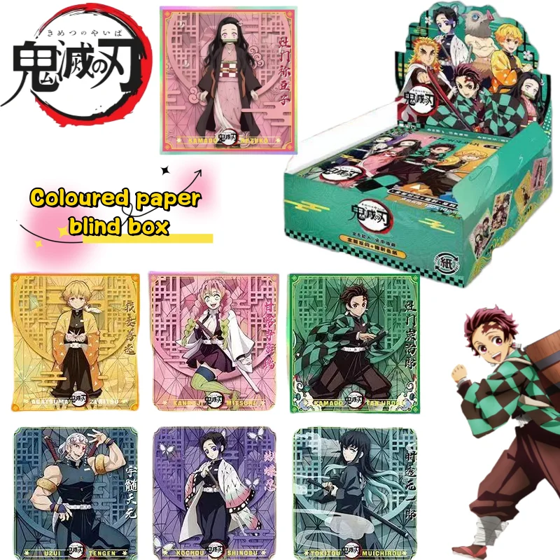 

Новый Demon Slayer Tanjiro Kamado Nezuko Hashibira Inosuke цветная бумажная глухая коробка креативный высококачественный мультяшный акриловый орнамент